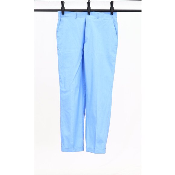 Vinci 42R 36x31 Blue Full Suit 2-Button Solid R597 - Picture 14 of 15